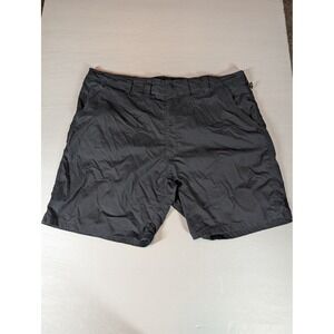 Wrangler Outdoor Cargo Shorts Mens Size 44 Black Flex Waist Utility Pockets